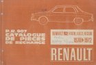 P.R. 907 Catalogue de pieces de rechange - Renault 12, R1170, R1171, R1330 - 1970-1972