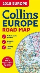 2018 Collins Map Europe