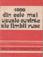 4000 din cele mai uzuale cuvinte ale limbii ruse