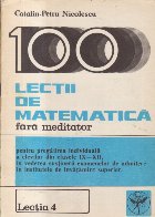 100 de lectii de matematica fara meditator (Lectia 4)