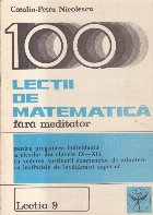100 de lectii de matematica fara meditator.Lectia 9