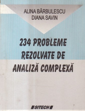 234 probleme rezolvate de analiza complexa
