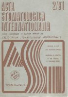 ACTA Stomatologica internationala (2/81)