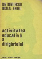 Activitatea educativa dirigintelui