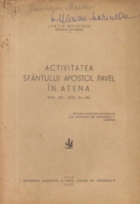 Activitatea Sfantului Apostol Pavel in Atena (Fap. Ap., 16-34)