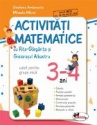 Activitati matematice cu Rita Gargarita si Greierasul Albastru - (caiet) grupa mica 3-4 ani