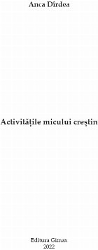 Activităţile micului creştin