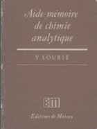 Aide-memoire de chimie analytique