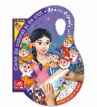Albă ca Zăpada şi cei şapte pitici : carte de colorat şi de citit + puzzle autocolant