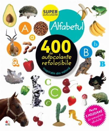 Alfabetul. 400 de autocolante refolosibile