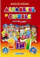 Alfabetul cifrele Carte colorat exercitii
