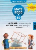 Algebra, geometrie - clasa a VIII-a, partea a II-a (semestrul 2), anul scolar 2008-2009