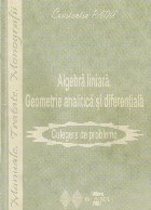 Algebra liniara Geometrie analitica diferentiala
