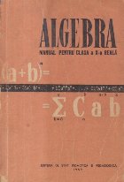 Algebra Manual pentru clasa reala