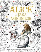 Alice in Țara Minunilor. Carte de colorat