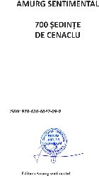 Amurg sentimental 700 şedinţe cenaclu