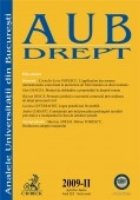 Analele Universitatii din Bucuresti Drept