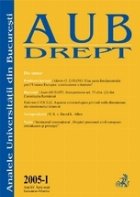 Analele Universitatii din Bucuresti Partea