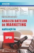 Analiza datelor marketing Aplicatii SPSS