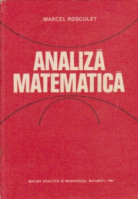 Analiza matematica, Editia a IV-a