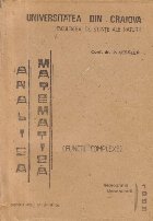 Analiza Matematica - Functii complexe