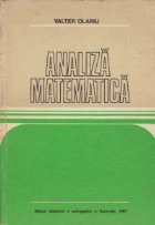 Analiza matematica pentru Facultatile profil