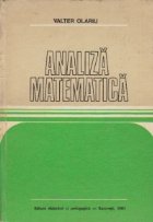 Analiza matematica pentru Facultatile cu profil Mecanic din Institutul Politehnic Bucuresti