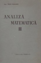 Analiza matematica Volumul III lea