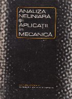 Analiza neliniara si aplicatii in mecanica