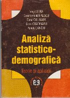 Analiza Statistico Demografica Teorie Aplicatii