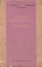 Analize gramaticale stilistice