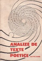 Analize Texte Poetice Antologie