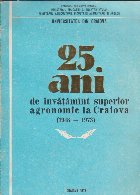 ani invatamant superior agronomic Craiova