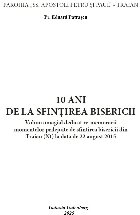 ani sfinţirea bisericii: volum omagial
