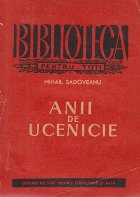 Anii de ucenicie