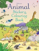 Animal sticker and colouring book