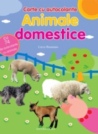 Animale domestice. Carte cu autocolante