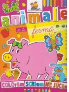 Animale ferma Carte colorat