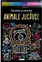 Animale jucăuşe : recităm şi colorăm