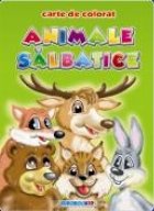 Animale salbatice - carte de colorat (format B5)