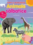 Animale salbatice. Carte cu autocolante