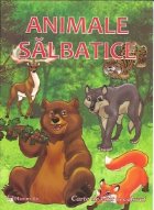Animale salbatice Carte citit colorat