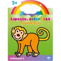 Animalele 2 (Lipeste, coloreaza si invata)