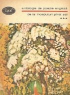 Antologie poezie engleza Volumul III