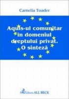 Aquisul comunitar domeniul dreptului privat