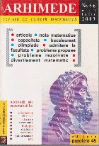 ARHIMEDE-REVISTĂ DE CULTURĂ MATEMATICĂ. 5-6 / 2003