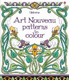 Art Nouveau patterns to colour