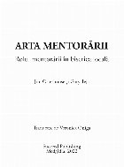 Arta mentorării rolul mentorării în