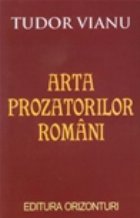 coperta Arta Prozatorilor Romani