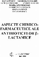Aspecte chimico farmaceutice ale antibioticelor